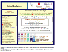 Tablet Screenshot of italian-hair-fashion.com